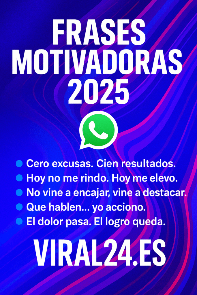 frases status de WhatsApp 2025